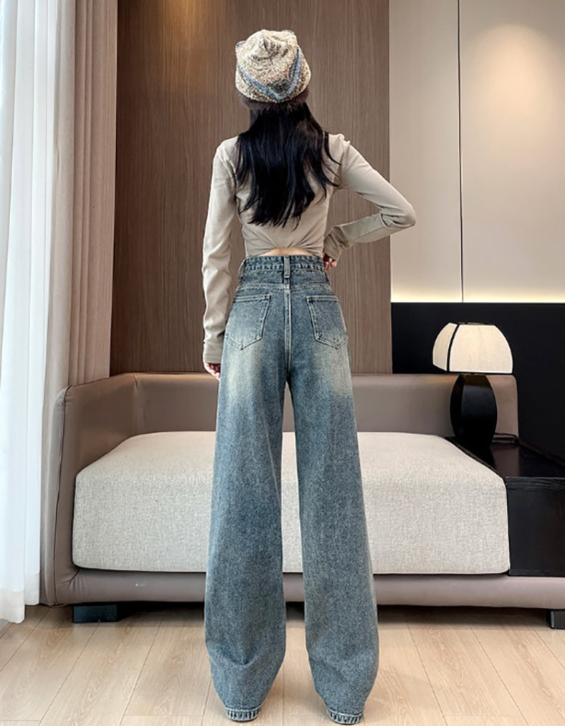 Mid-Rise Mom Fit Jeans