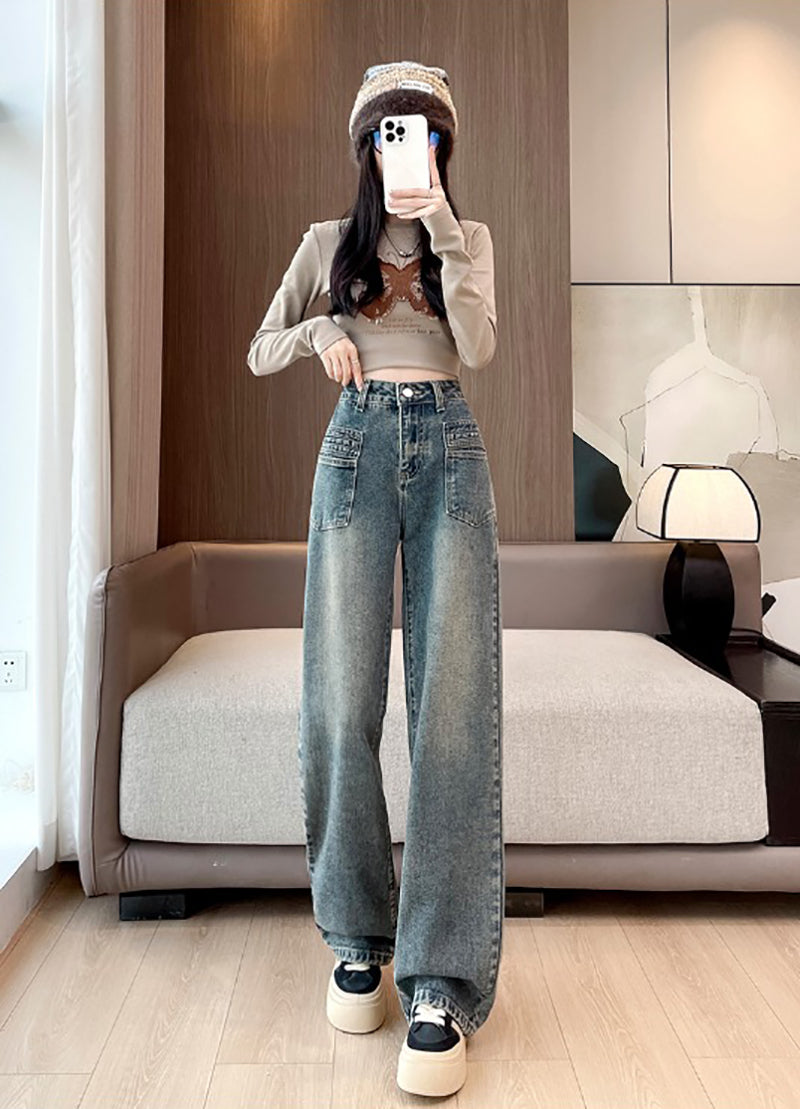 Mid-Rise Mom Fit Jeans