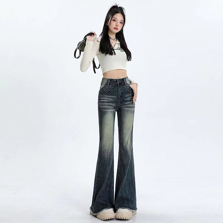 Mid-Rise Bootcut Jeans