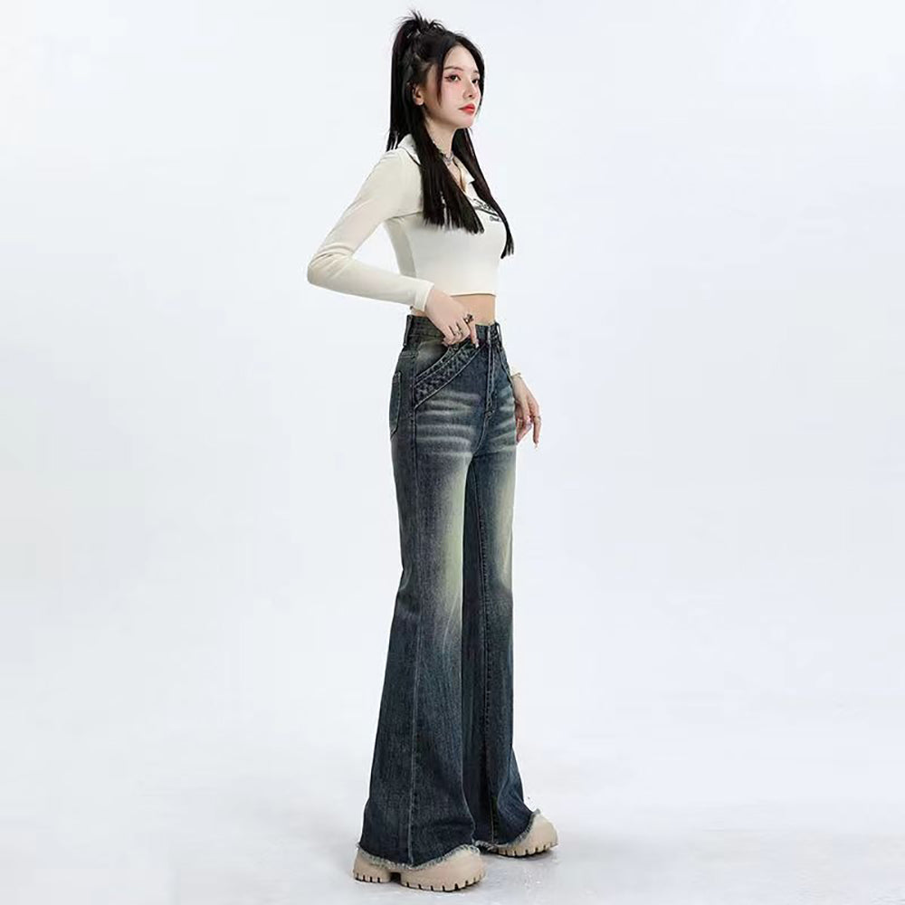 Mid-Rise Bootcut Jeans