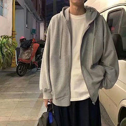 Men Lightweight Open Front Jacket