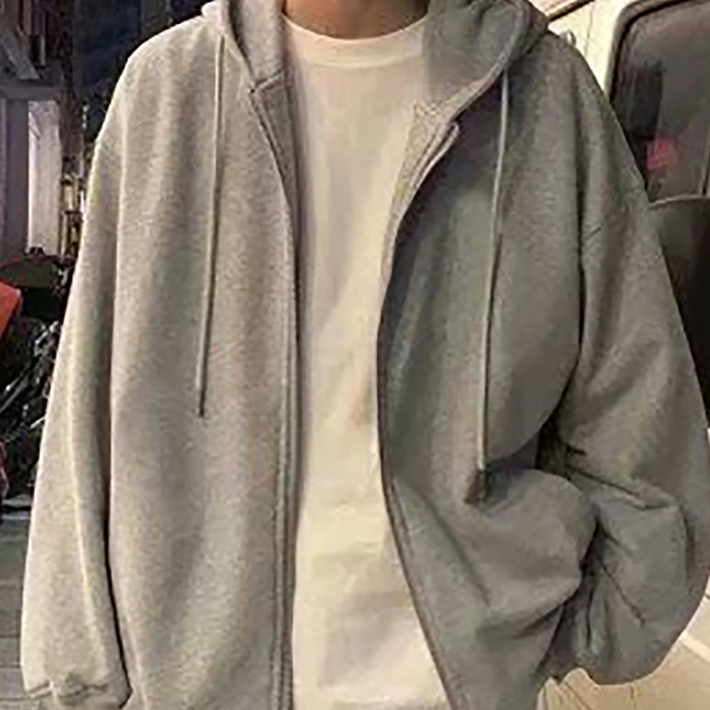 Men Lightweight Open Front Jacket
