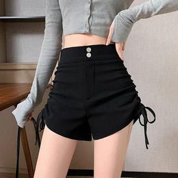Women Solid Hot Pants Shorts