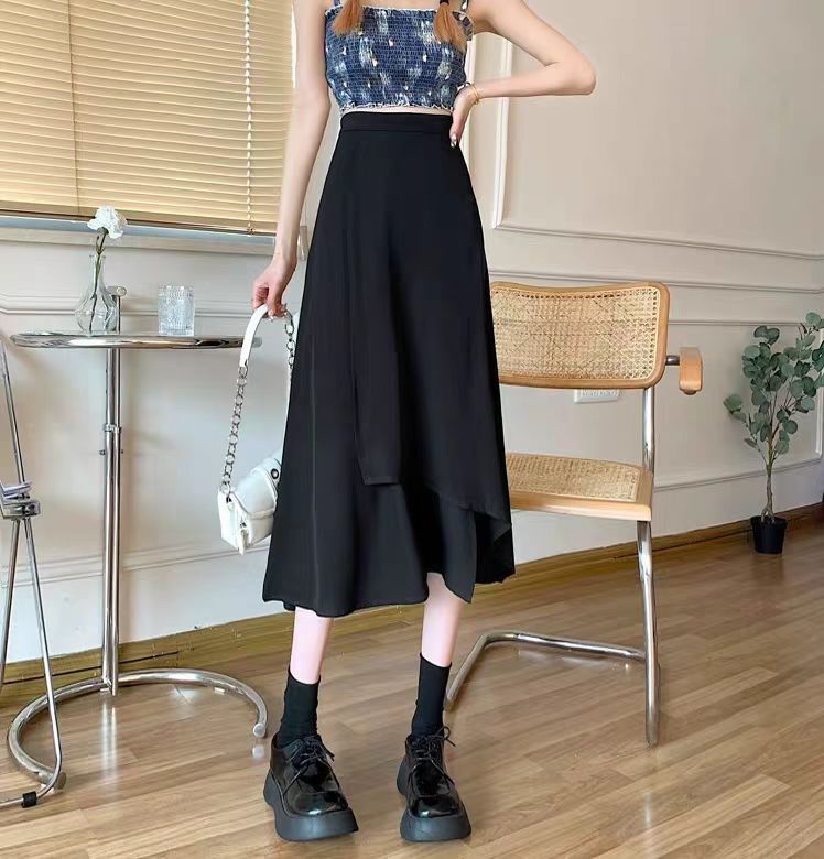 A-Line Midi Skirt