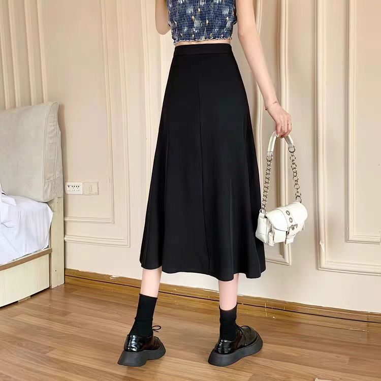 A-Line Midi Skirt