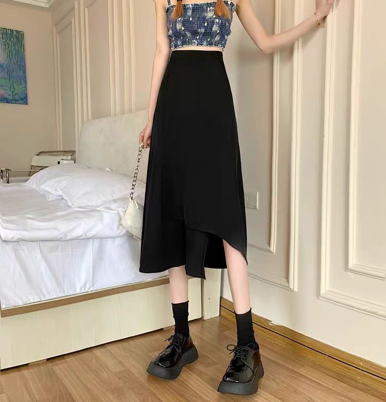 A-Line Midi Skirt