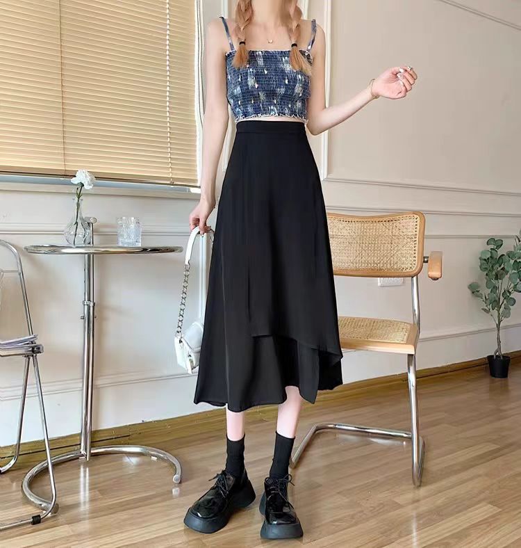 A-Line Midi Skirt