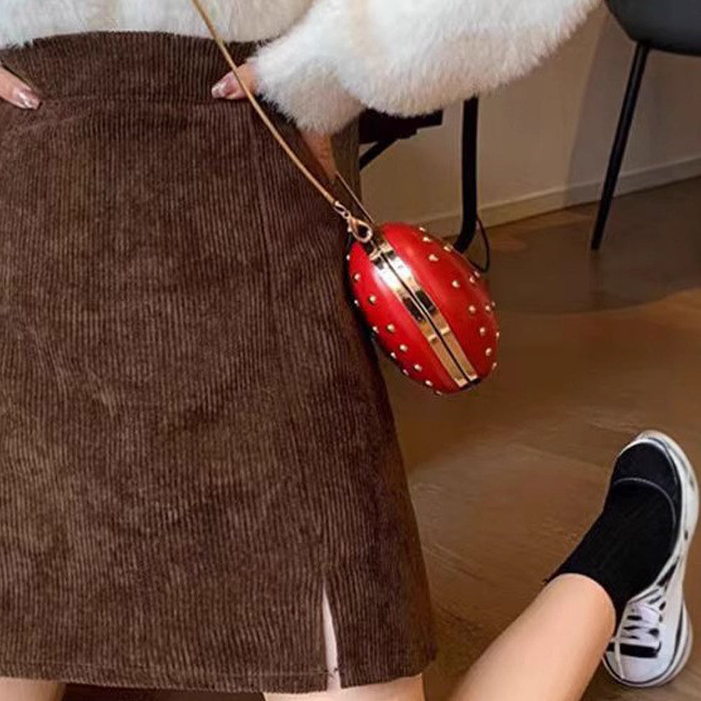 Solid Straight Skirt