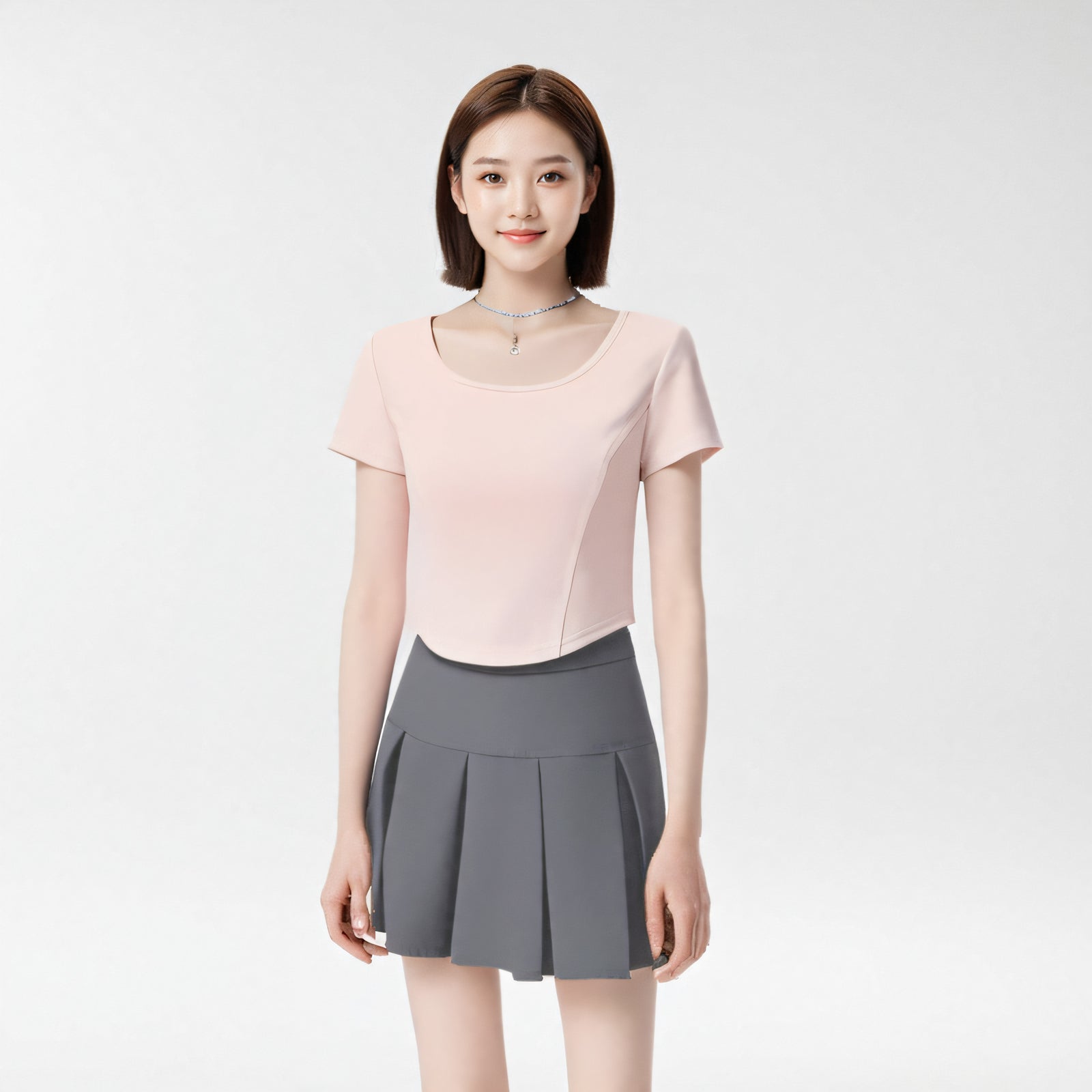 Solid Trumpet Skirt