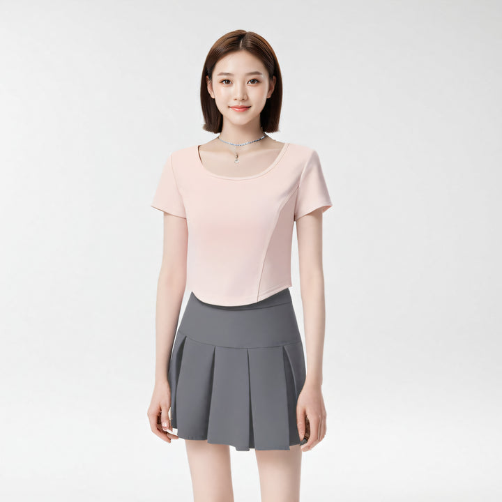 Solid Trumpet Skirt