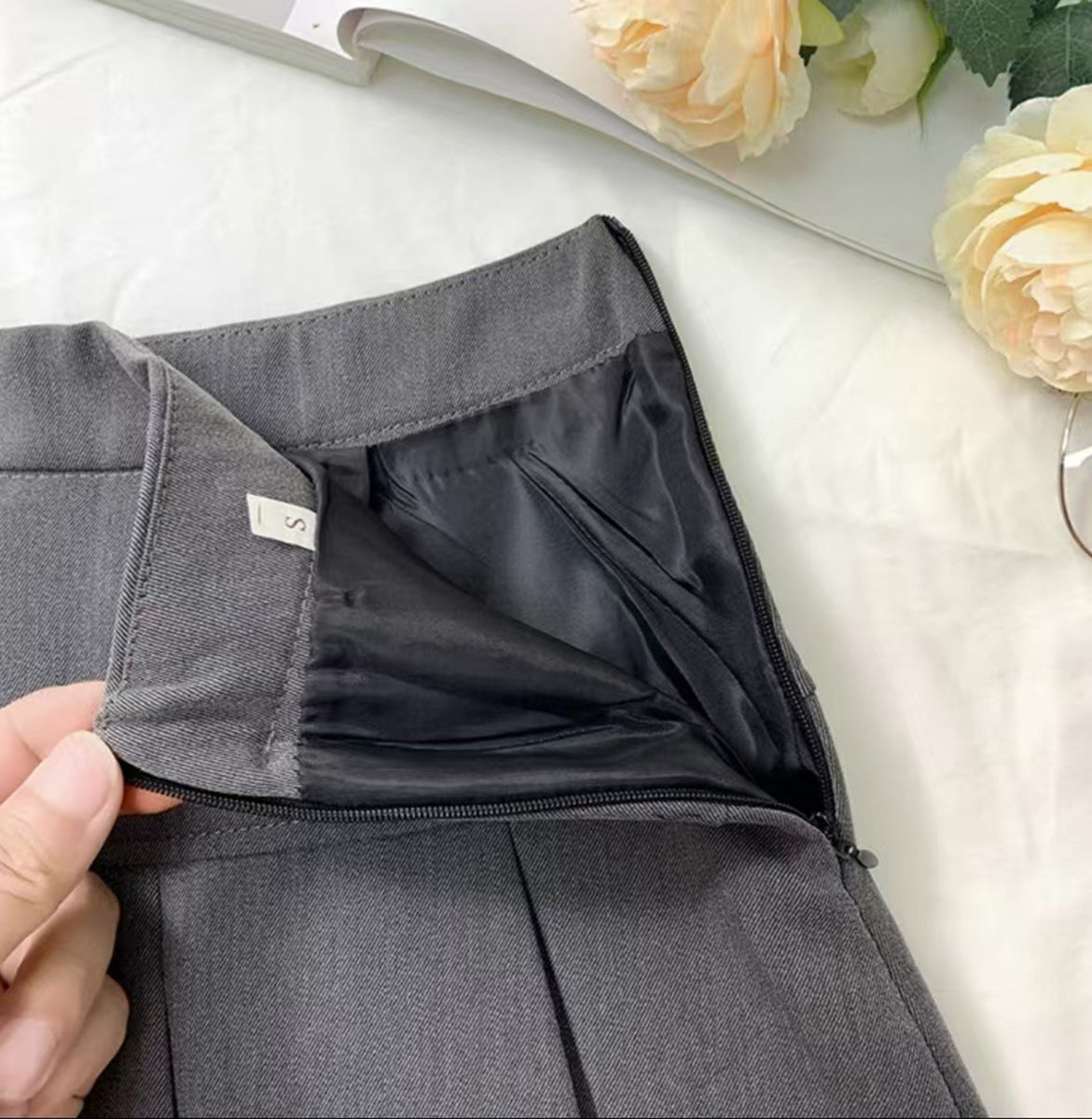 Solid Trumpet Skirt