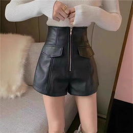 Solid Mid-Rise Hot Pants