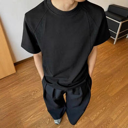Round neck Raw Edge T-shirt