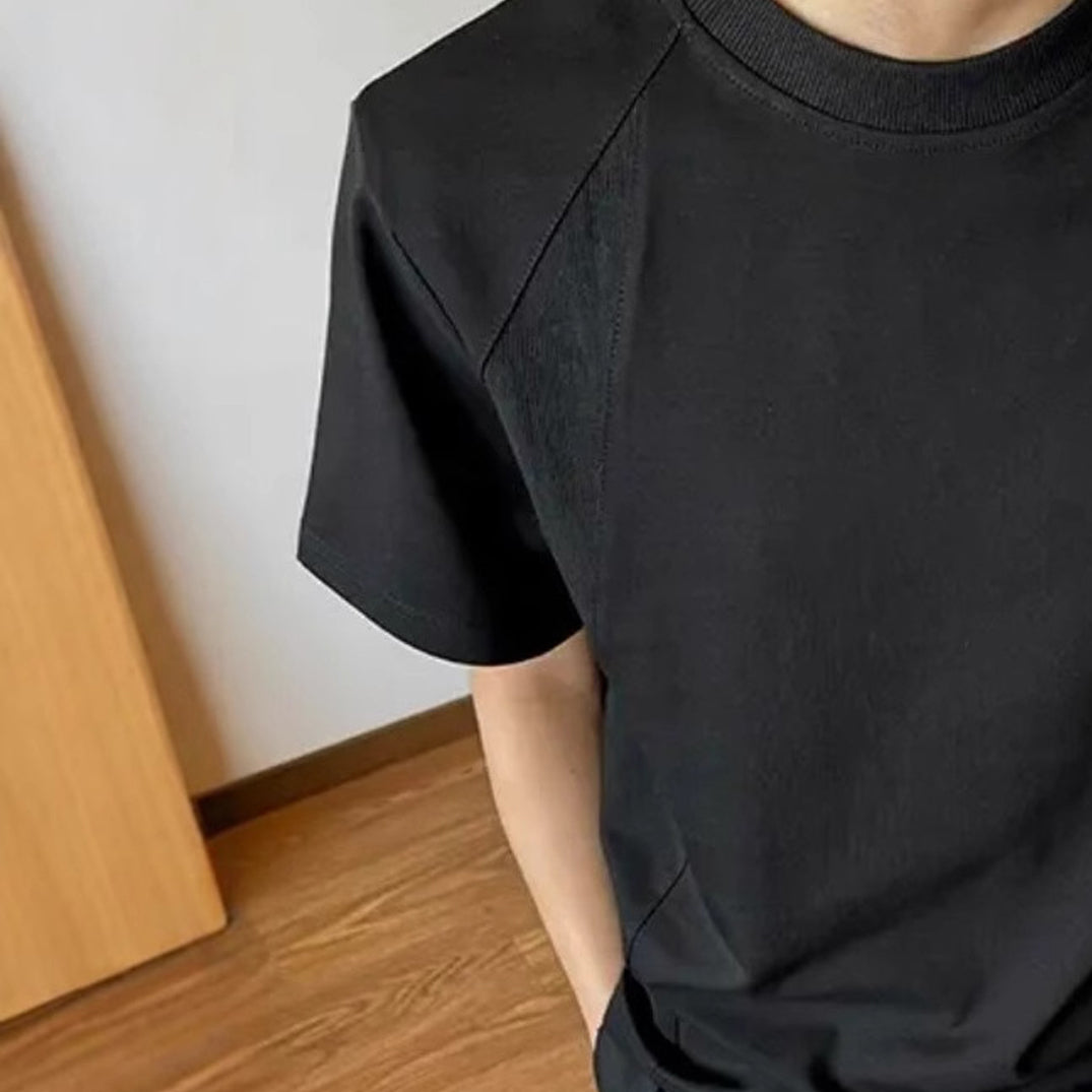 Round neck Raw Edge T-shirt
