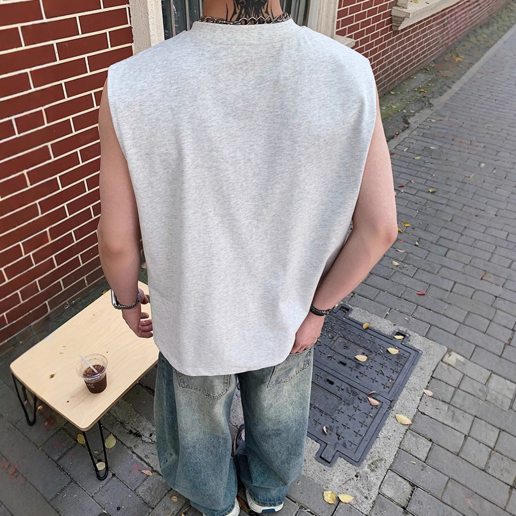 Men Solid Round Neck Relaxed Fit T-shirt