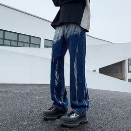 Men Straight Fit Mid-Rise Jeans