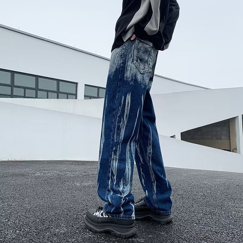 Men Straight Fit Mid-Rise Jeans