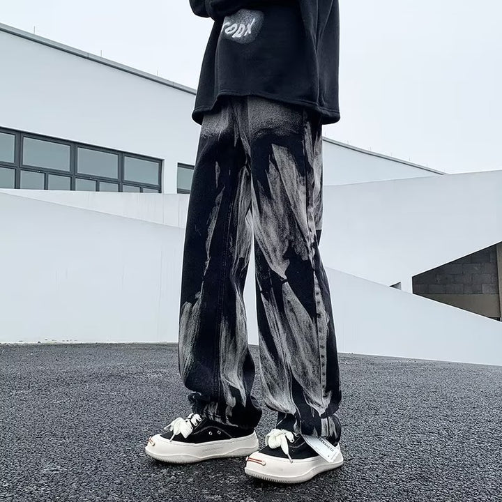 Men Straight Fit Mid-Rise Jeans