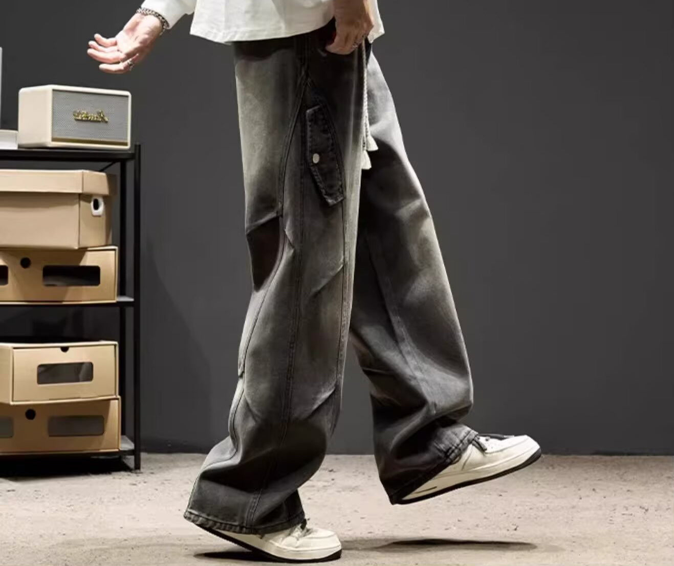 Men Jogger Heavy Fade Jeans