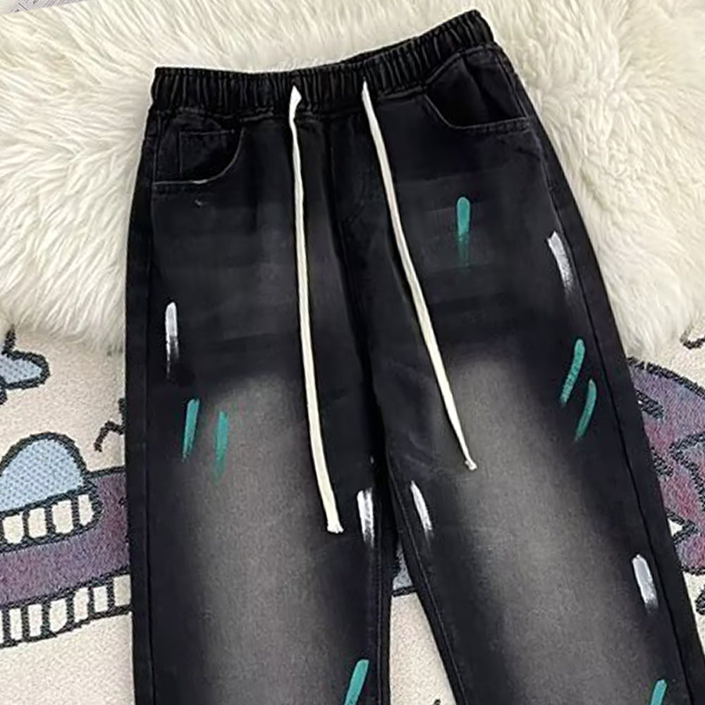 Men Light Fade Printed Regular Fit Stretchable Jeans