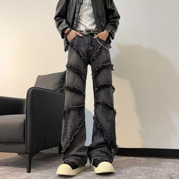 Men Mildly Distressed Light Fade Cotton Jeans