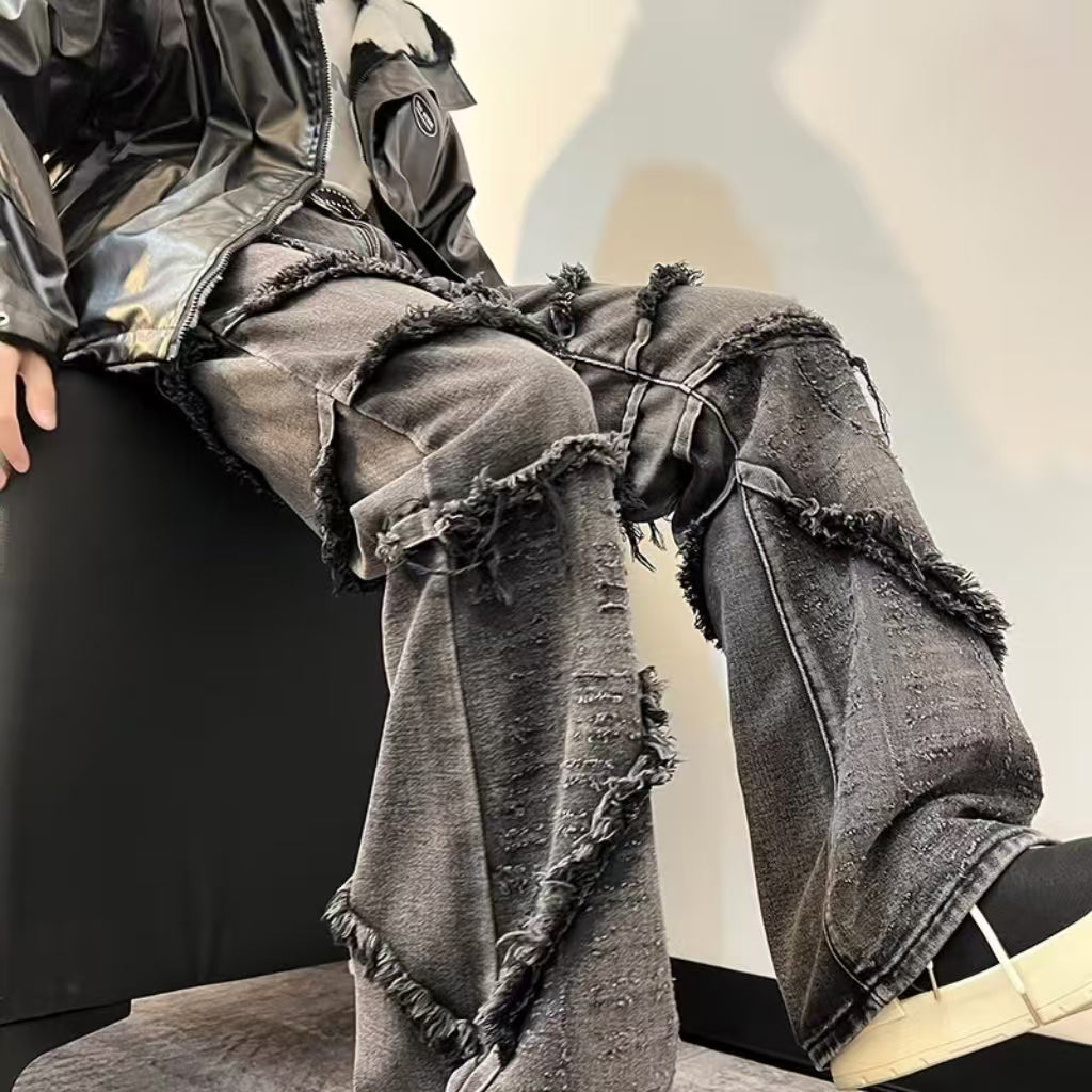 Men Mildly Distressed Light Fade Cotton Jeans