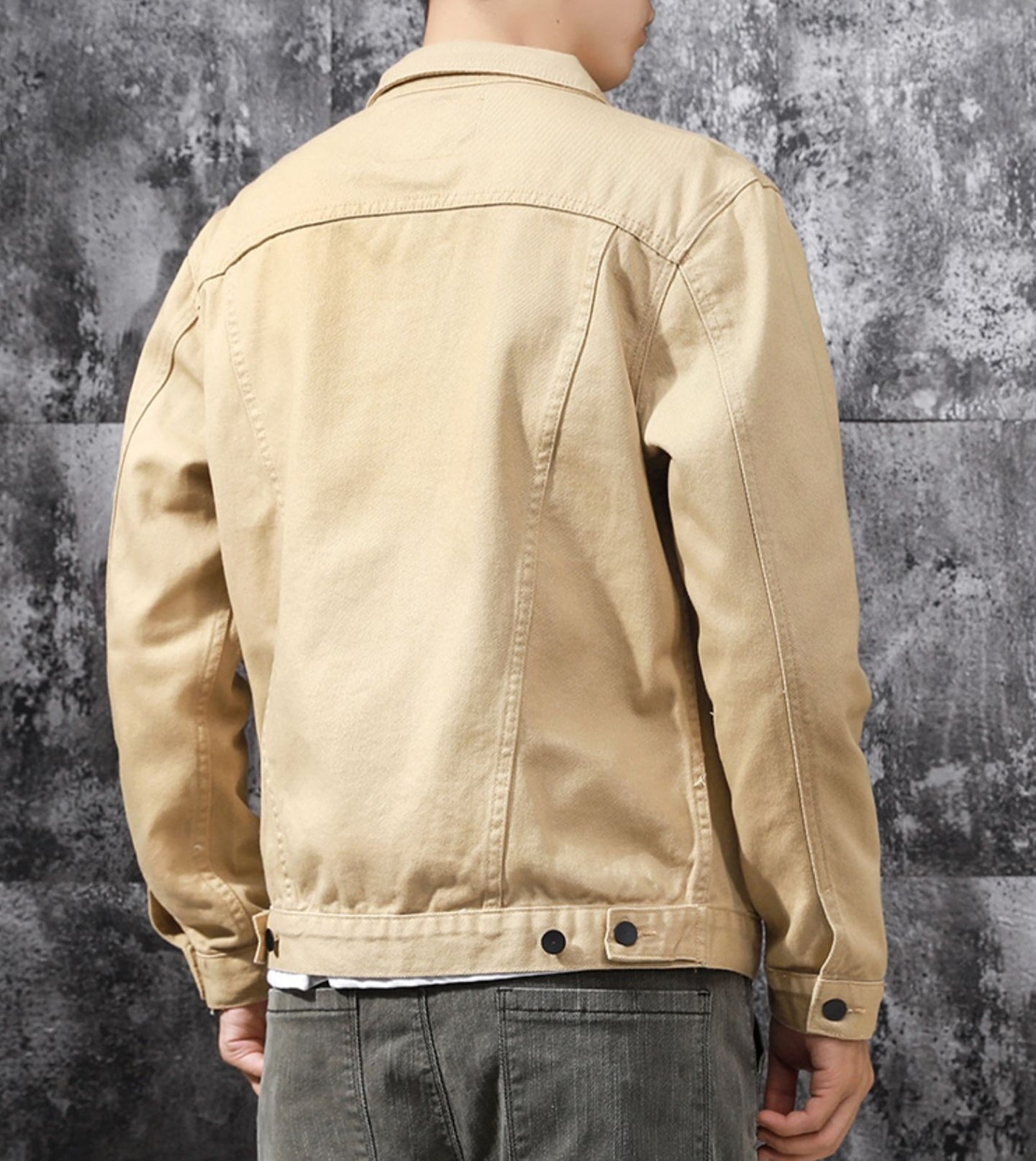 Men Open Front Jacket