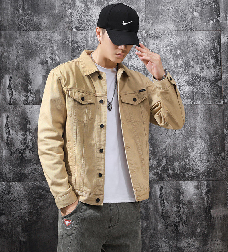 Men Open Front Jacket