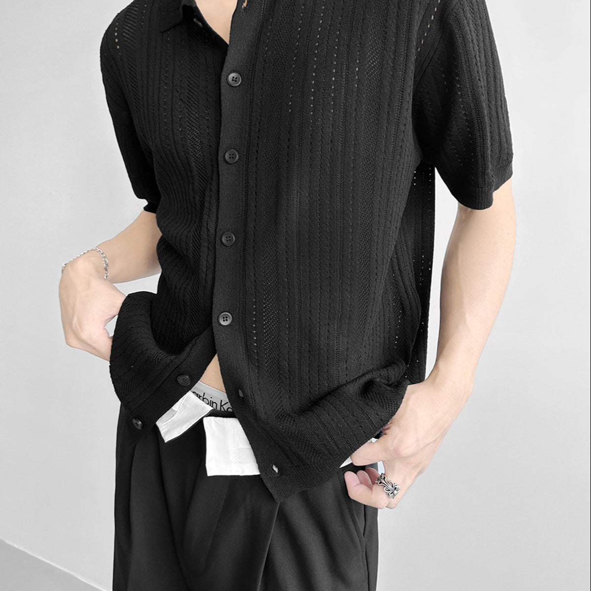 Men Opaque Casual Shirt