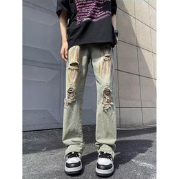 Men Relaxed Fit Distressed Jeans