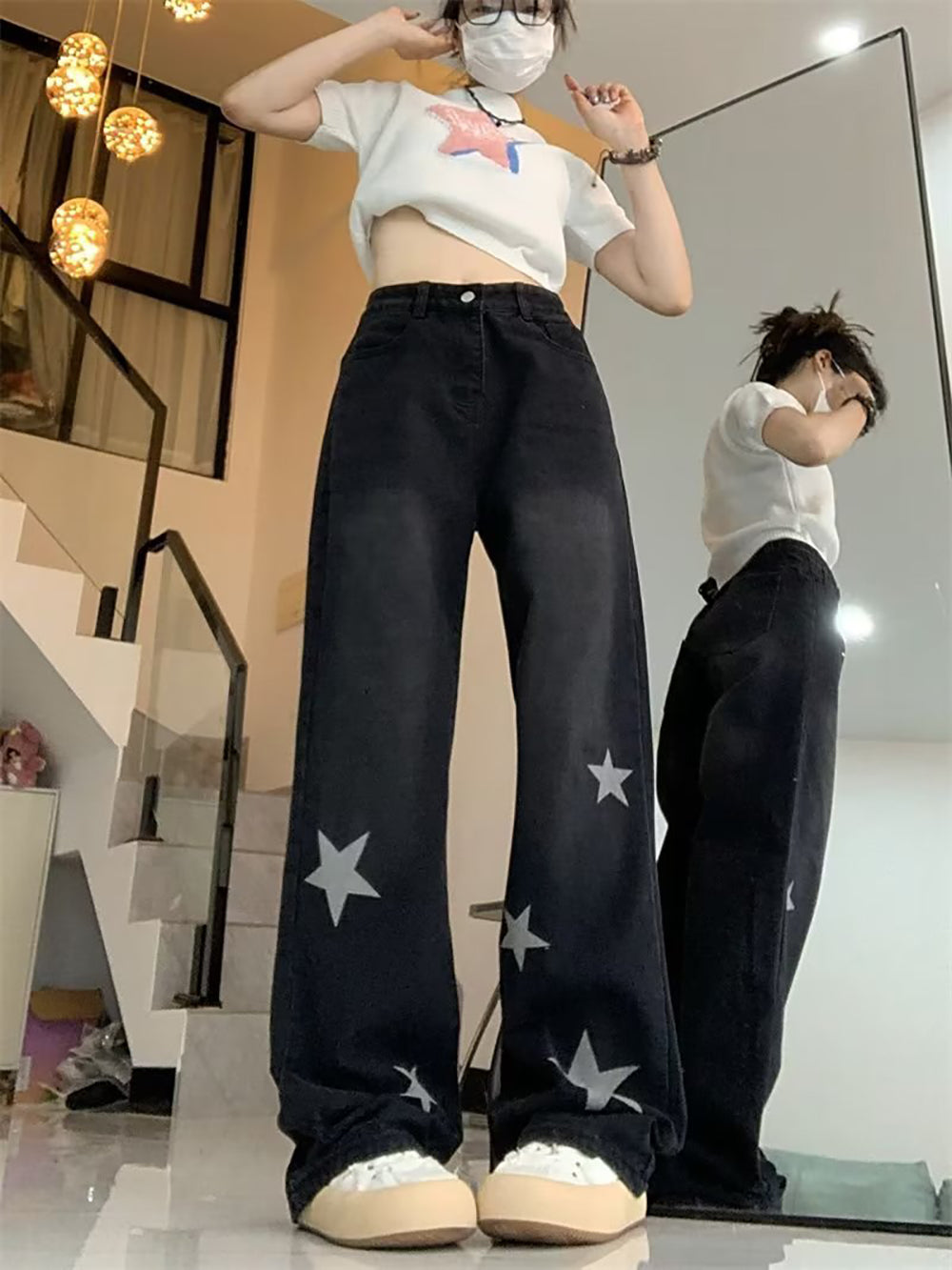 Mid-Rise Relaxed Fit Jeans