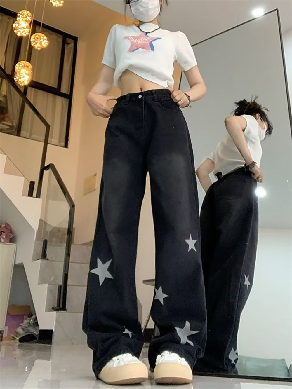 Mid-Rise Relaxed Fit Jeans
