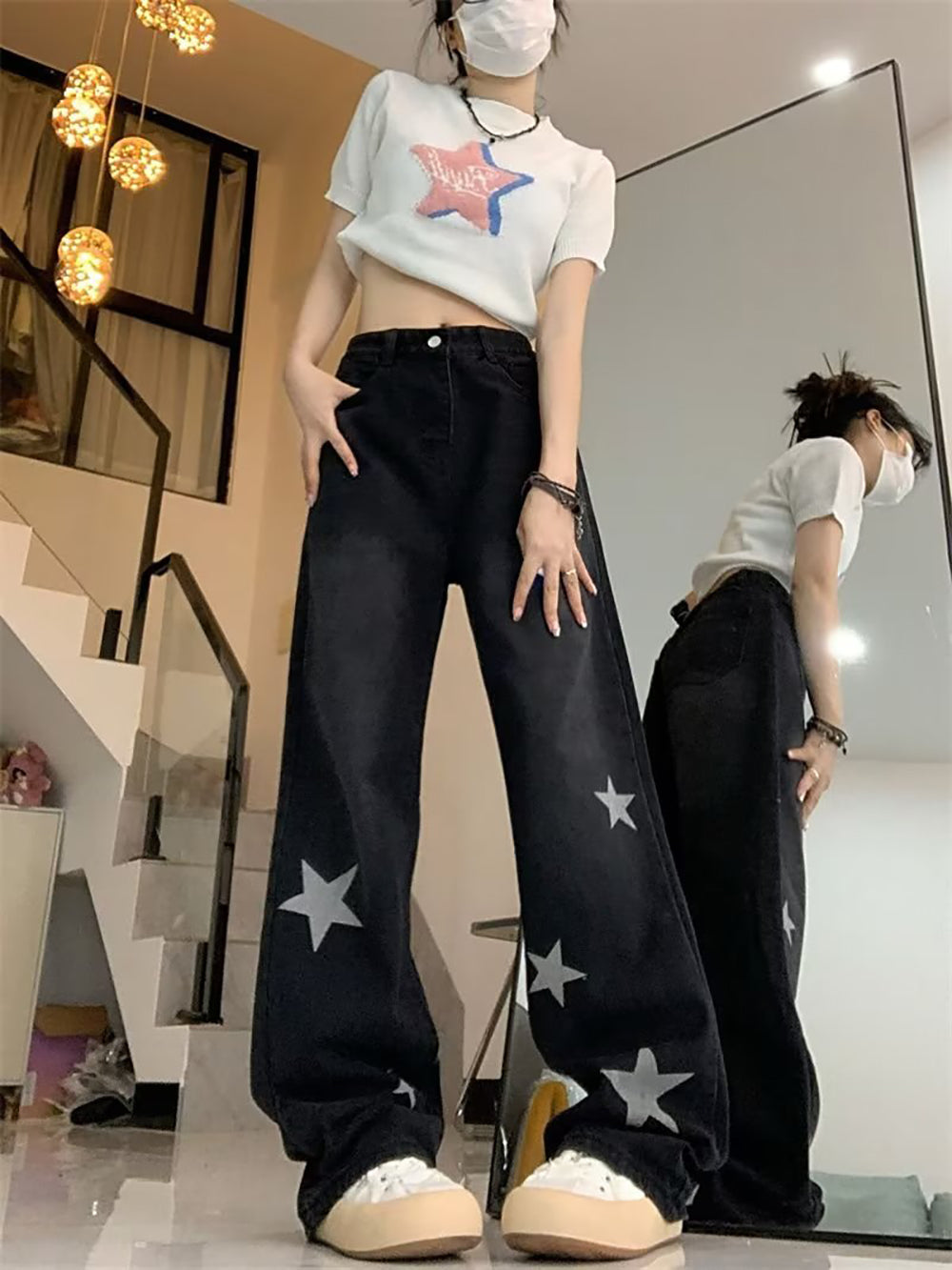 Mid-Rise Relaxed Fit Jeans