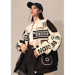Men Regular Typography Jacket