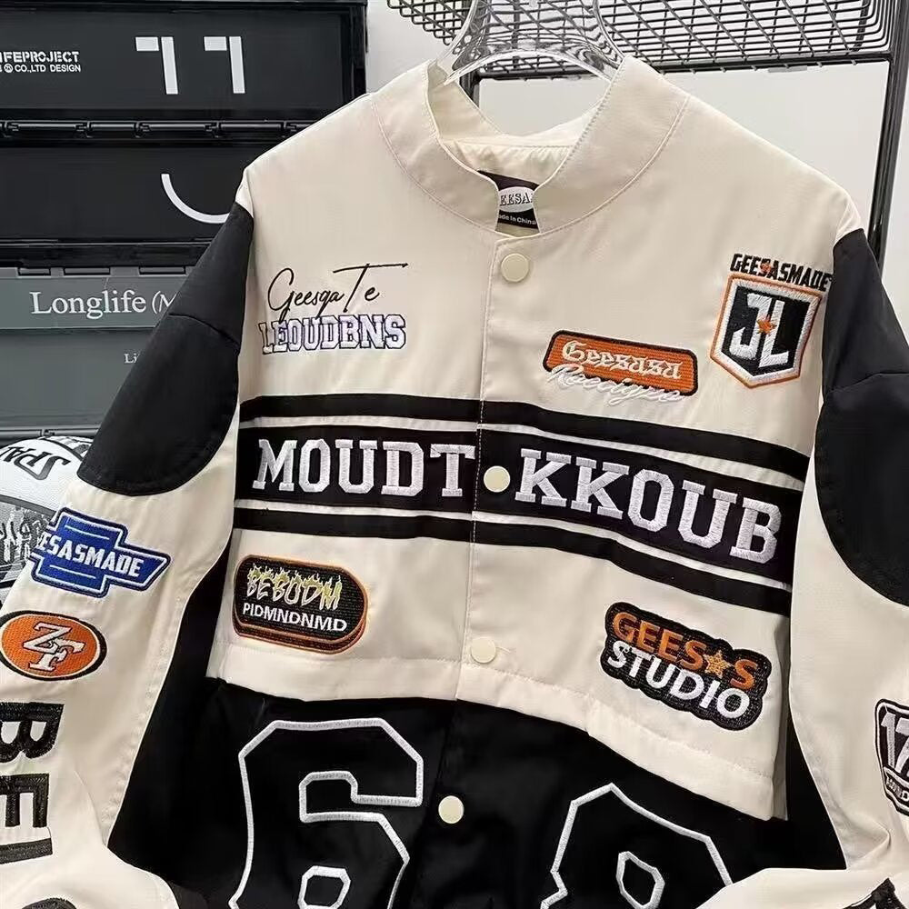 Men Regular Typography Jacket