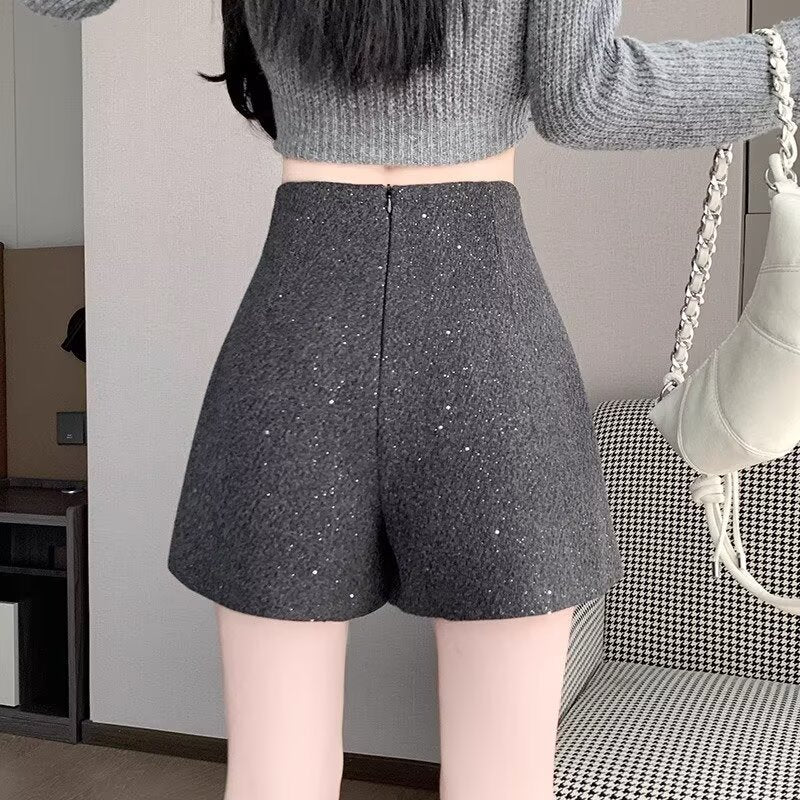 Women Embellished Relaxed Fit Hot Pants Technology Shorts