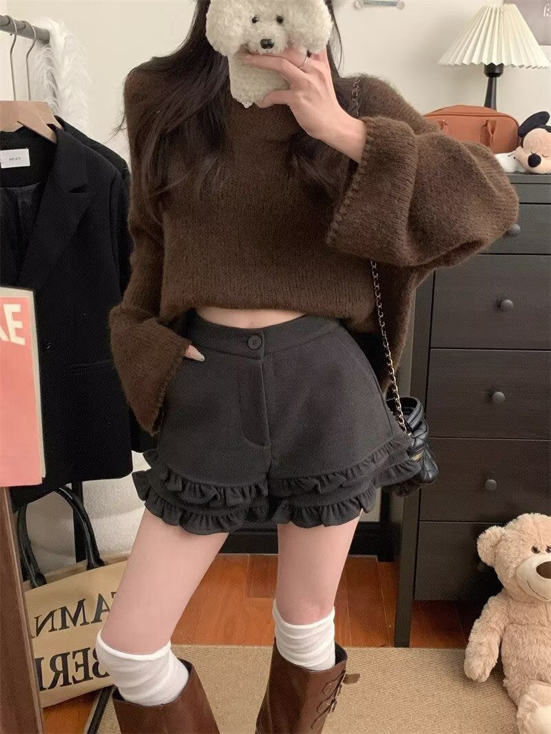 Women Slim Fit Mid-Rise Denim Shorts