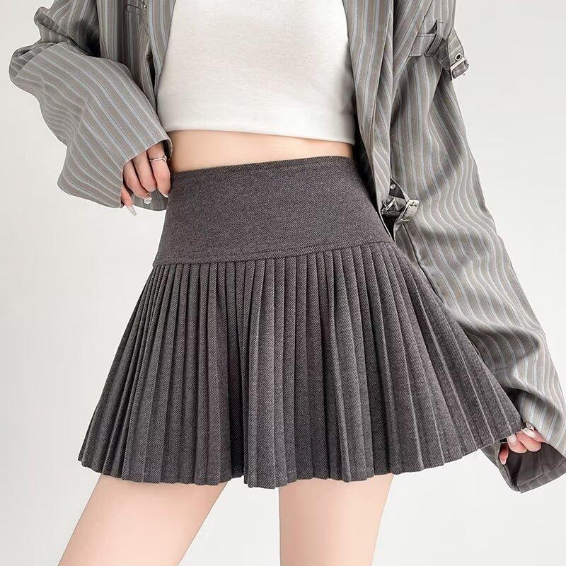 Solid Peplum Skirt