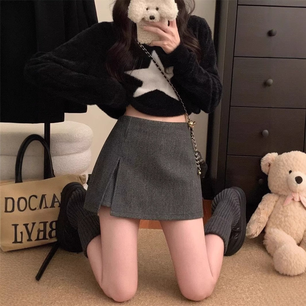 A-Line Above Knee Skirt
