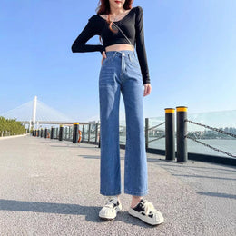 Women Straight Fit Light Fade Jeans