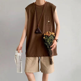 Men Solid Round Neck Relaxed Fit T-shirt