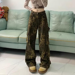 Women Flared Printed Jeans