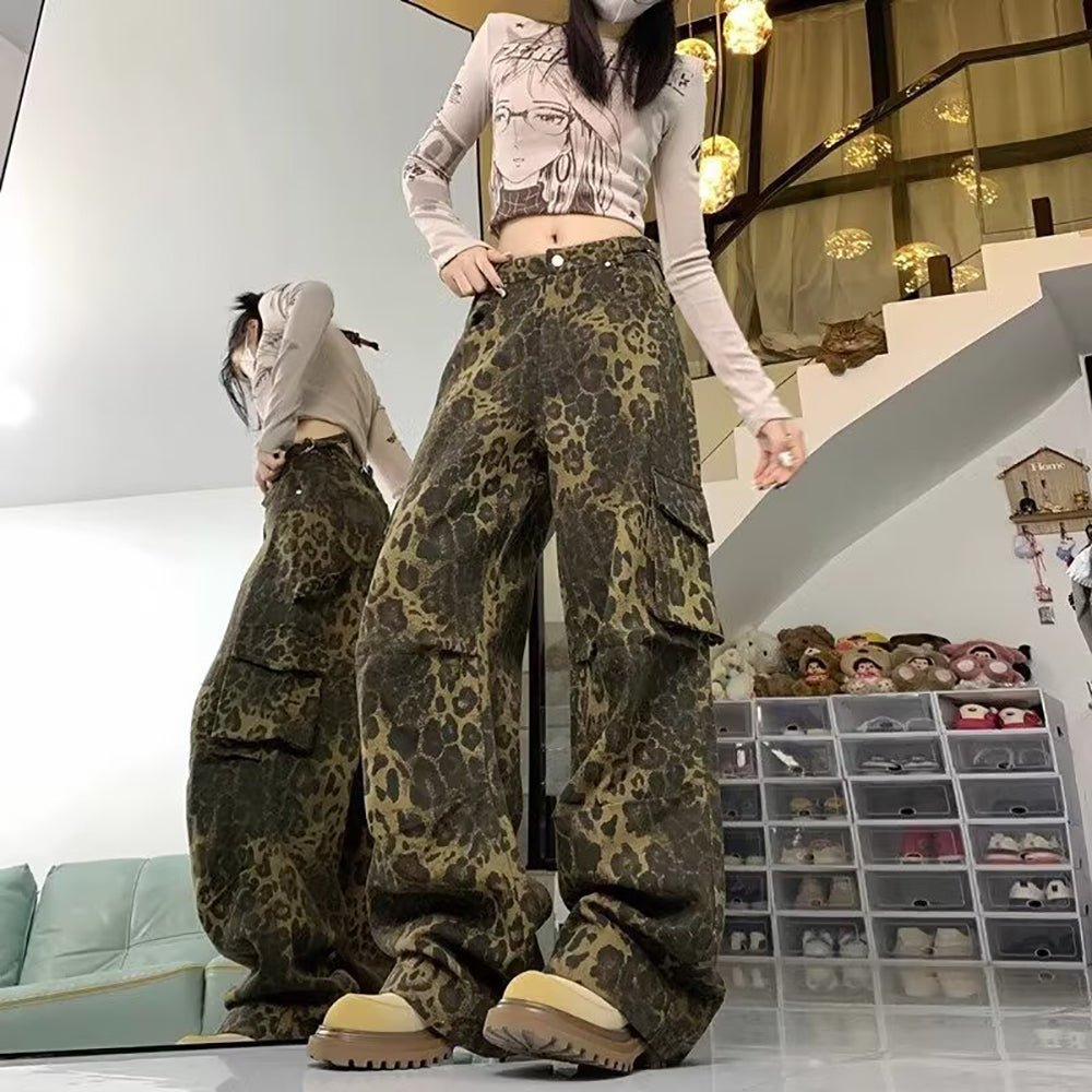 Women Flared Printed Jeans
