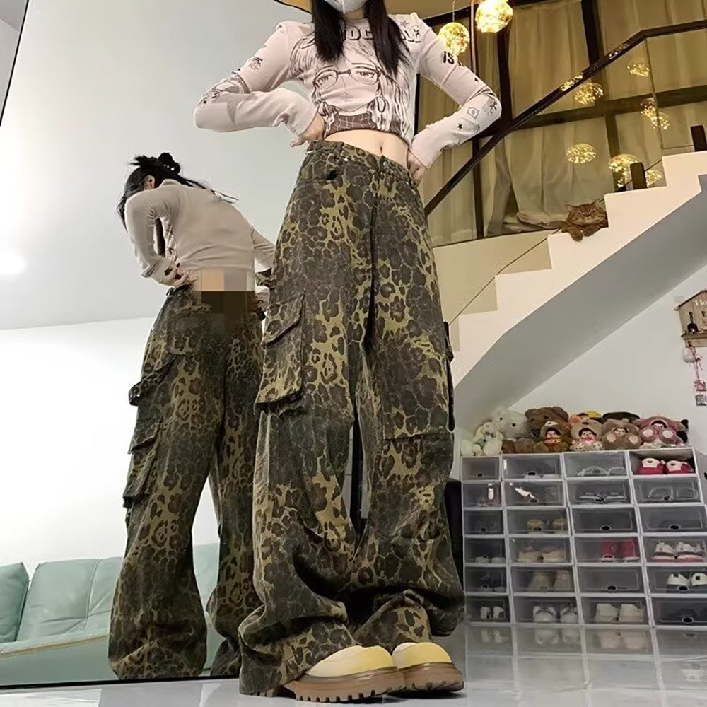 Women Flared Printed Jeans