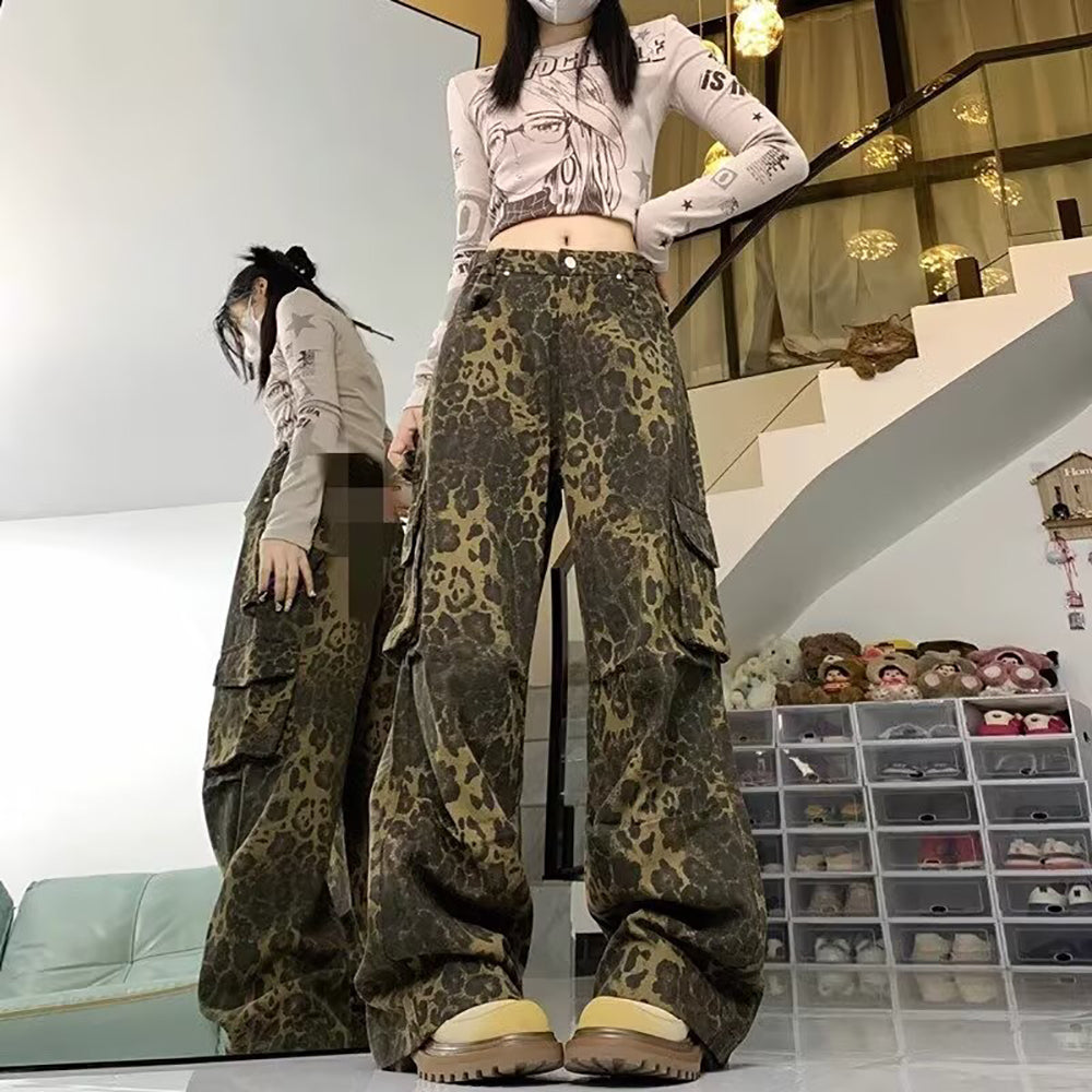 Women Flared Printed Jeans