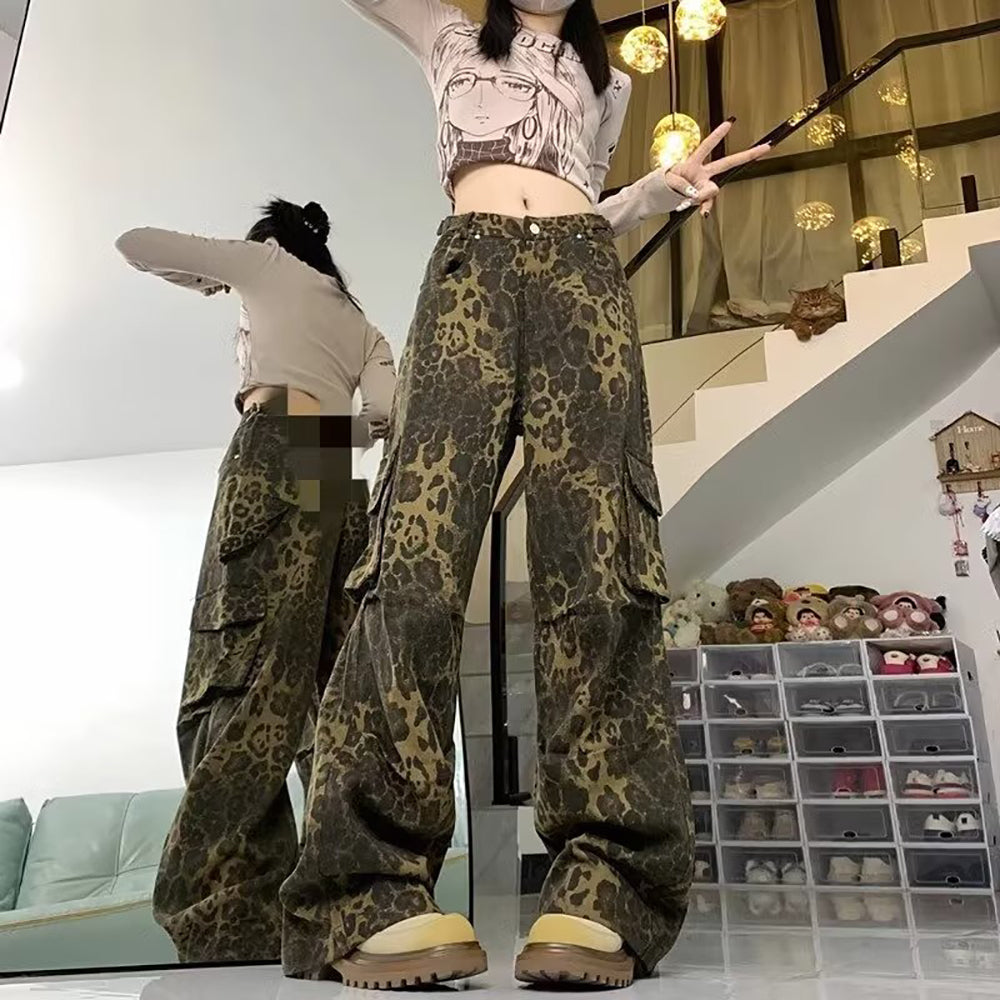 Women Flared Printed Jeans