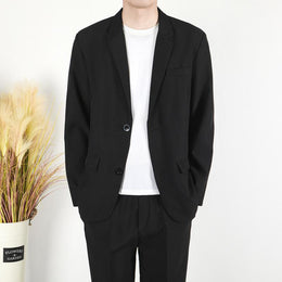 Men Open Front Jacket