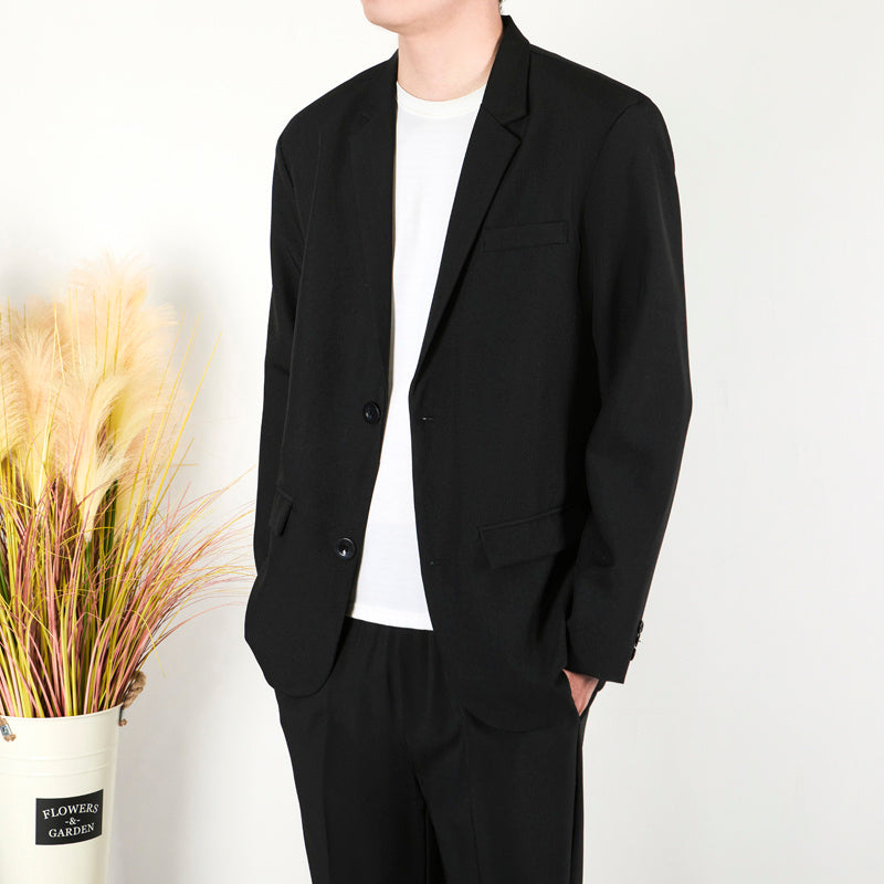 Men Open Front Jacket