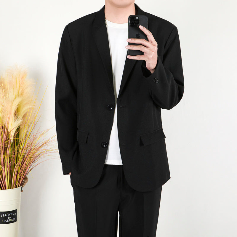 Men Open Front Jacket