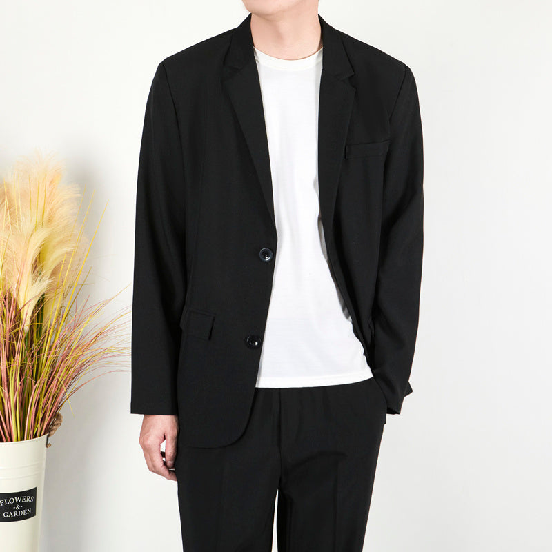 Men Open Front Jacket